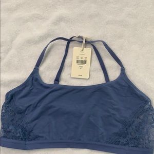 Blue Bralette. XL. Jasmine & Ginger